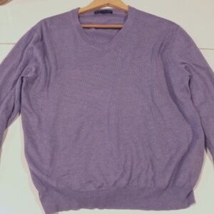 BROOKS BROTHERS SUPIMA COTTON SUMMER SWEATER MENS L